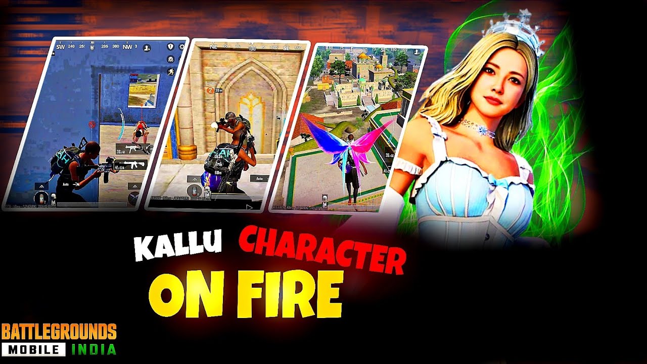 Kallu character on fire 🔥🔥 #bgmi 
