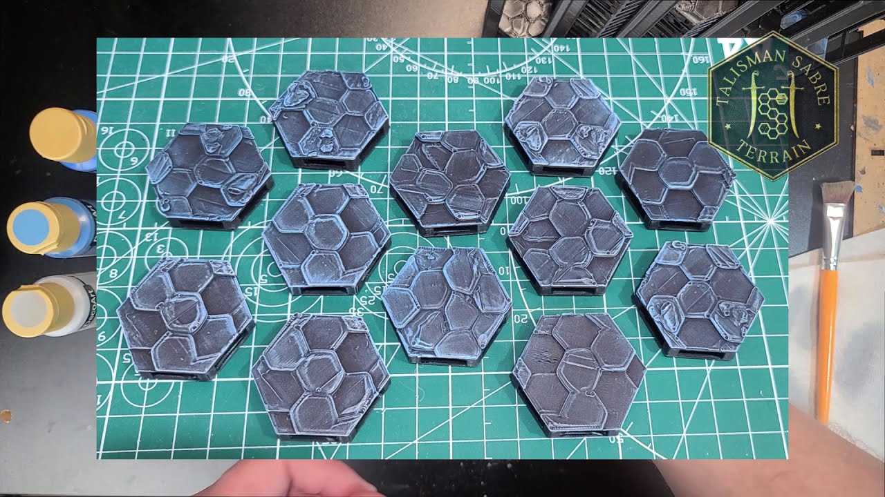 Painting the Talisman Sabre Way: Episode 1 - Dungeon Hexes