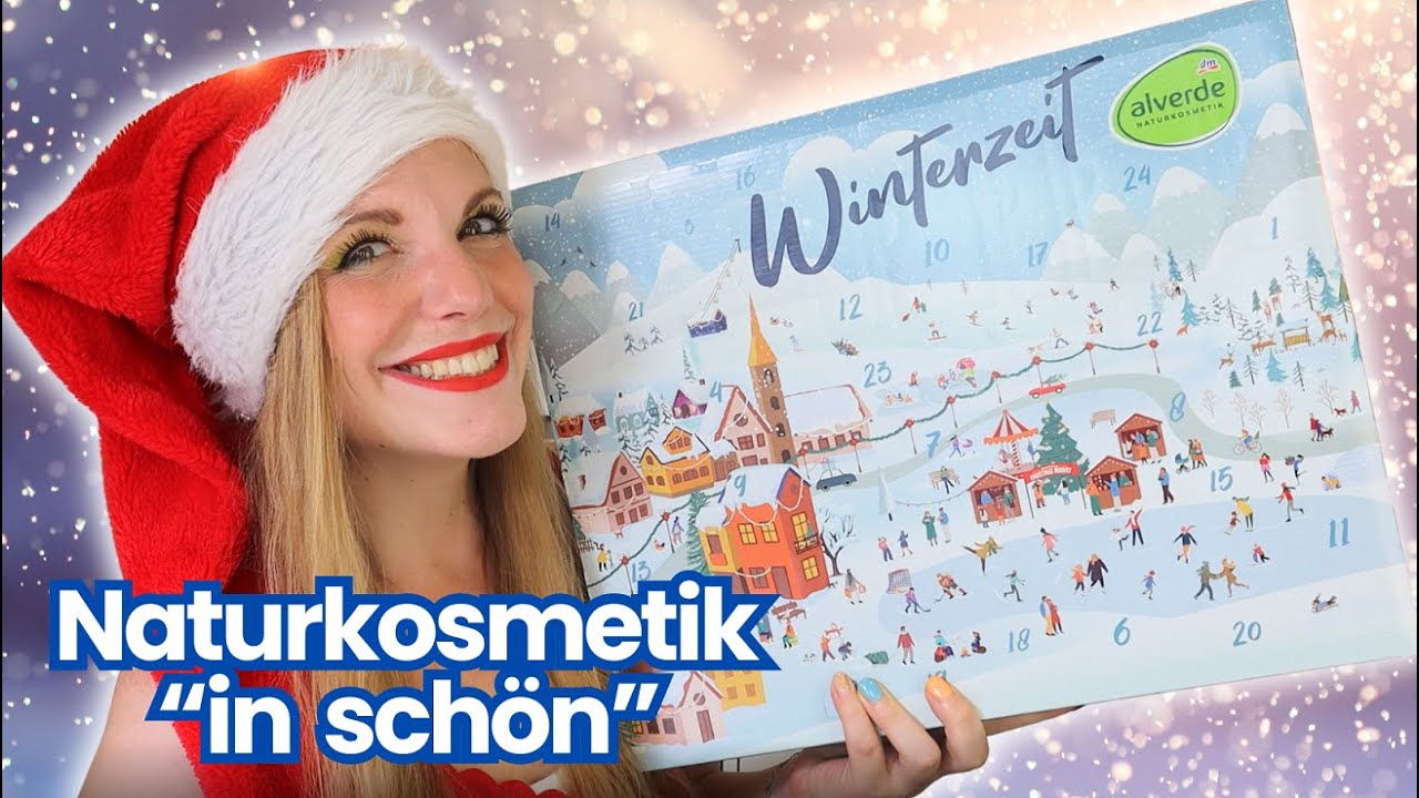 dm ALVERDE Adventskalender 2024 Unboxing 🍃 Naturkosmetik