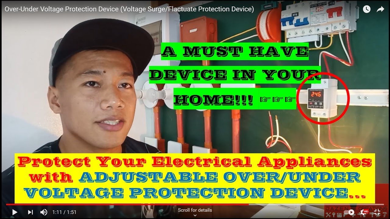 OVER/UNDER VOLTAGE PROTECTION DEVICE (Voltage Surge/Flactuate Protection Device)