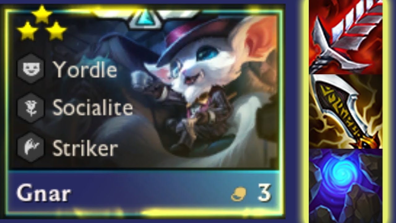 TFT SET 6.5 - 3 STAR GNAR ⭐⭐⭐ CARRY? / SET 6.5 YORDLE COMP