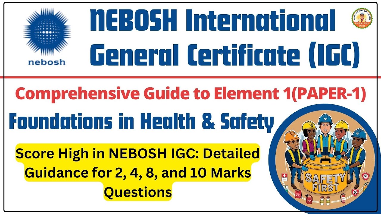 Nebosh IGC Element 1