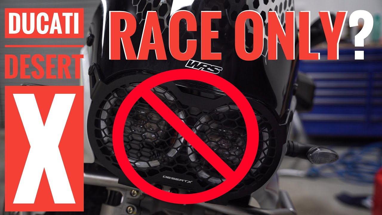 Ducati Desert X | OEM Headlight Protector | Race bike only?