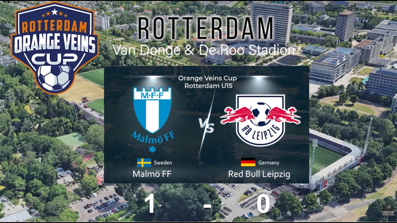 Malmö FF vs. RedBull Leipzig (1-0) Orange Veins Cup  Rotterdam U15 2025
