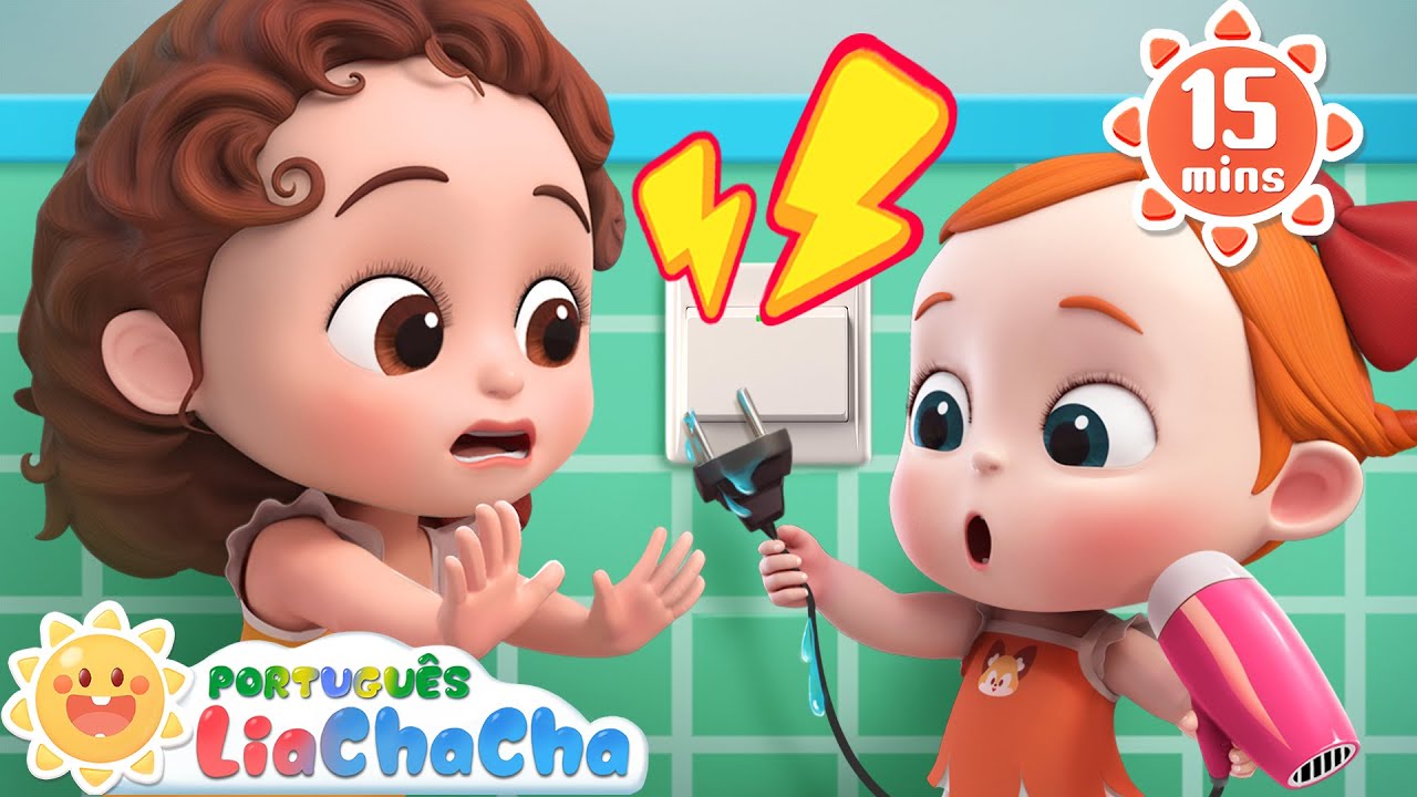 Tenha Cuidado no Banheiro 🛁 | Canção do Banho | LiaChaCha em Português - Músicas Infantis