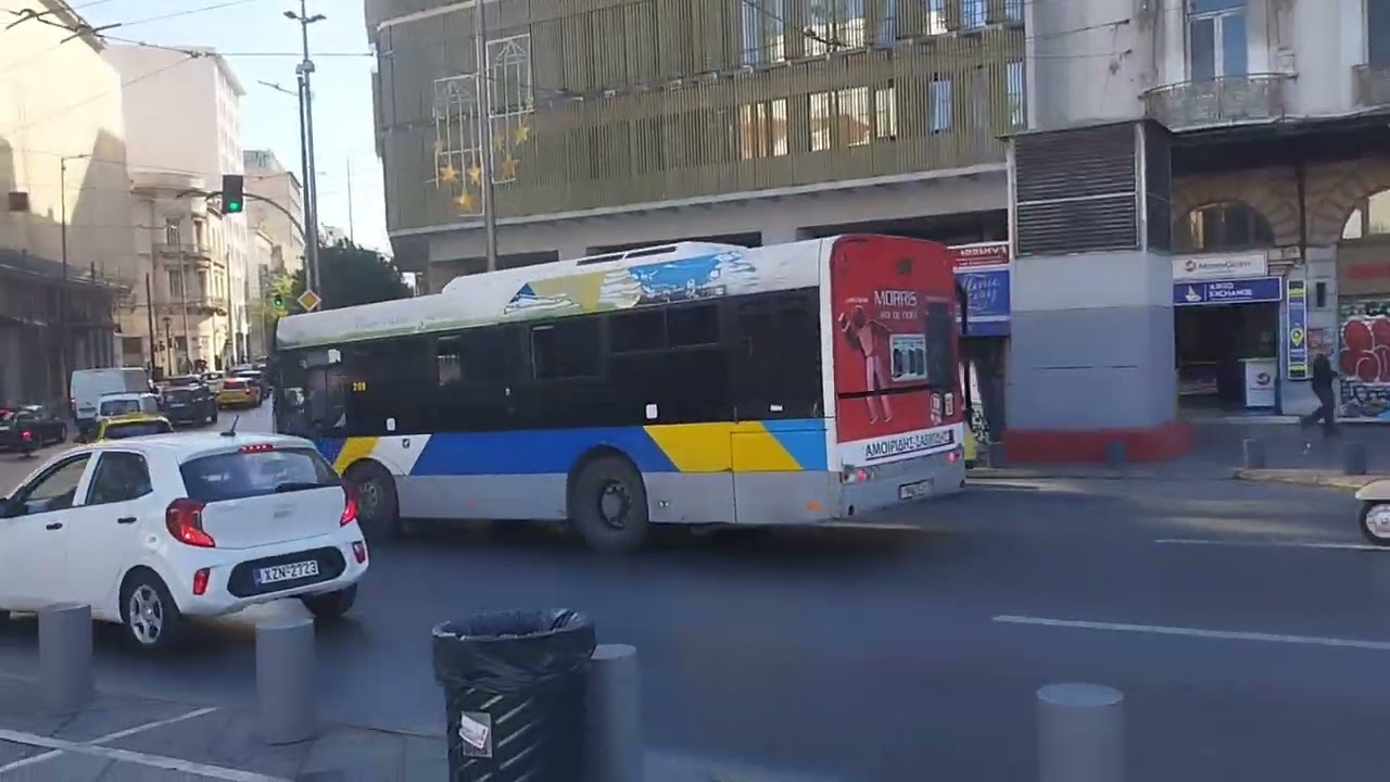 Athens bus spotting in patision  and omonoia