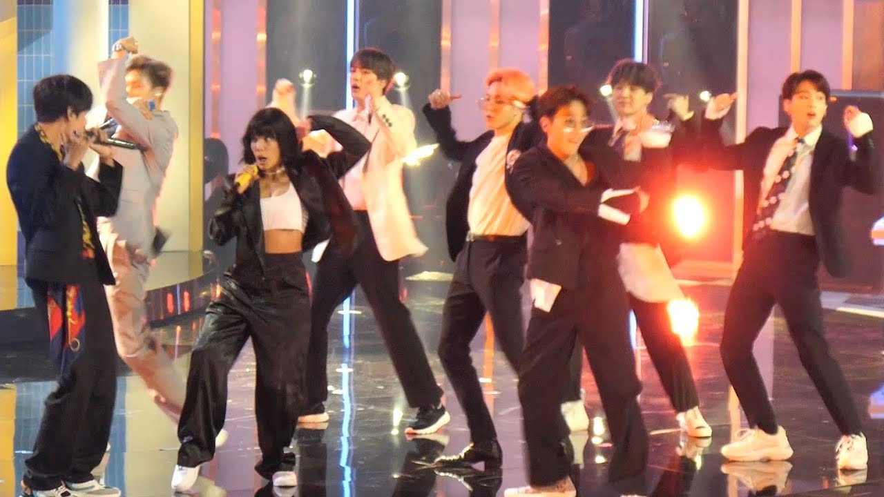 HD 190501 BTS 방탄소년단 Boy with Luv + Halsey @ 2019 BBMAs 빌보드 뮤직 어워드 Live Concert Fancam