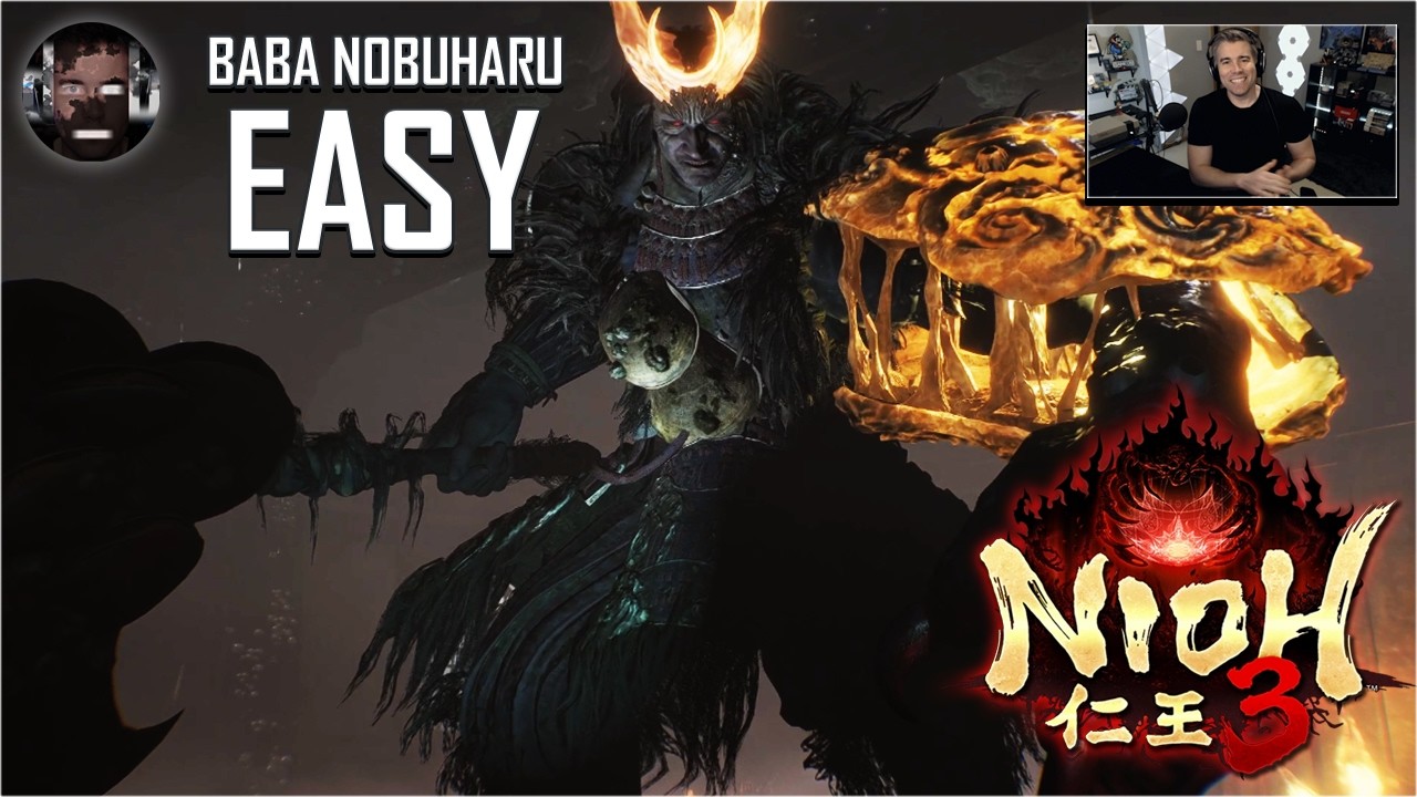 Baba Nobuharu Easy Boss Strategy & Build Guide - Nioh 3