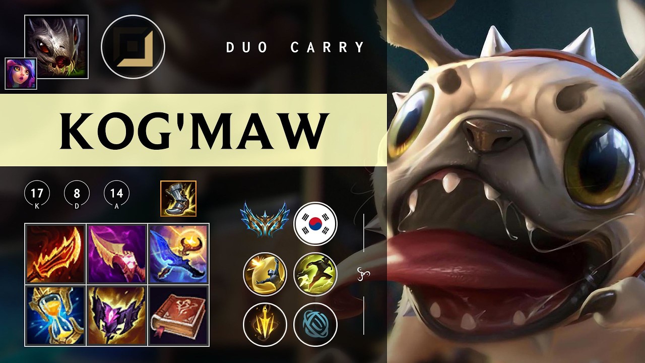 Kog'Maw ADC vs Kai'Sa - KR Challenger Patch 26.05