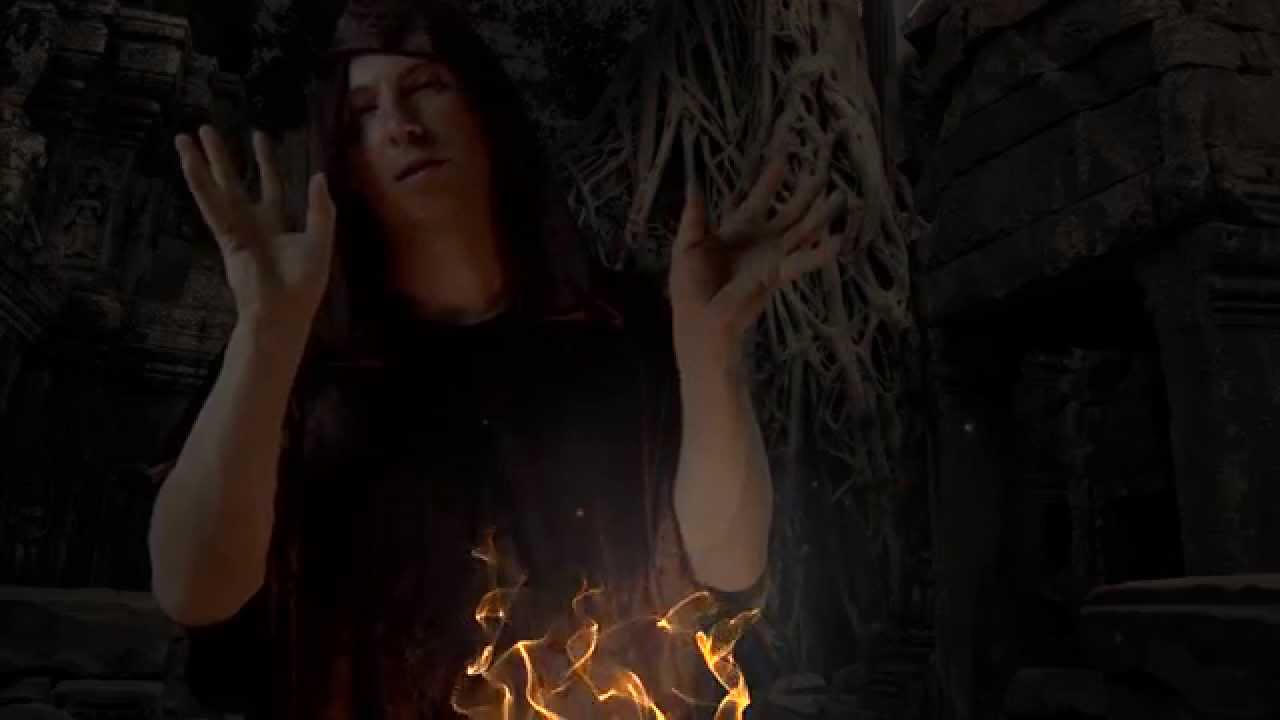 ASMR Halloween Role Play Ear to Ear Chanting Inaudible & Hand Movements