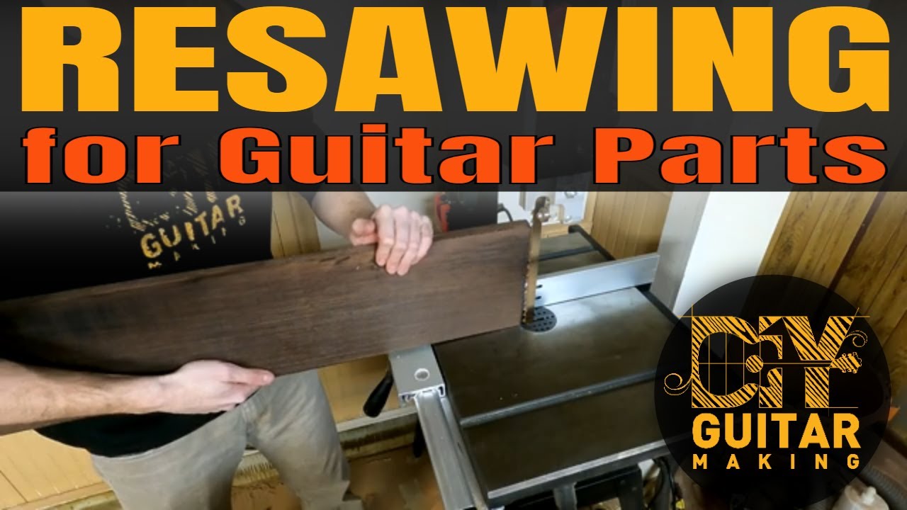 Resawing A Board for Guitar Parts