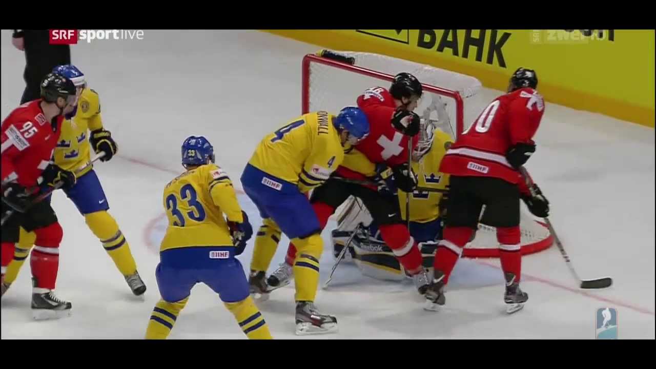 Final SWEDEN - SWITZERLAND 5:1 █ IIHF WC 2013 █ Goals Schweiz Sverige Schweden Gold