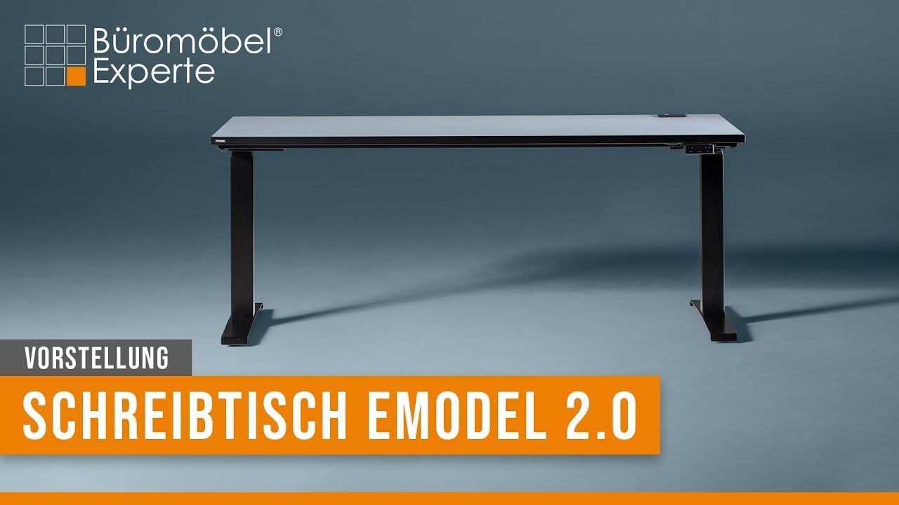 Höhenverstellbarer Schreibtisch eModel 2.0 ➜ Vorstellung, Funktionen + Features