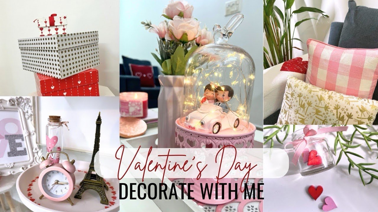 Valentine’s Day Decorate with me / Valentine’s Day home decor living room