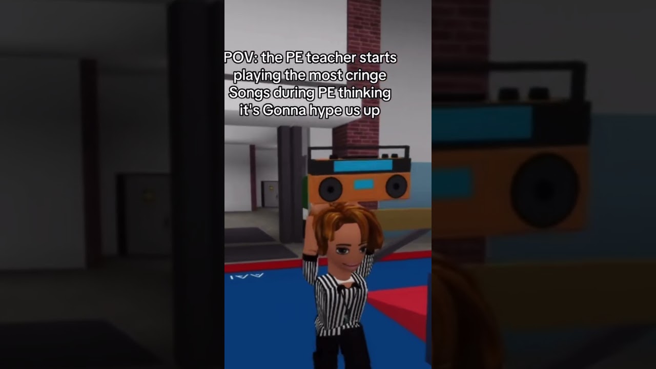 POV the pe teacher is playing the most cringe songs ever