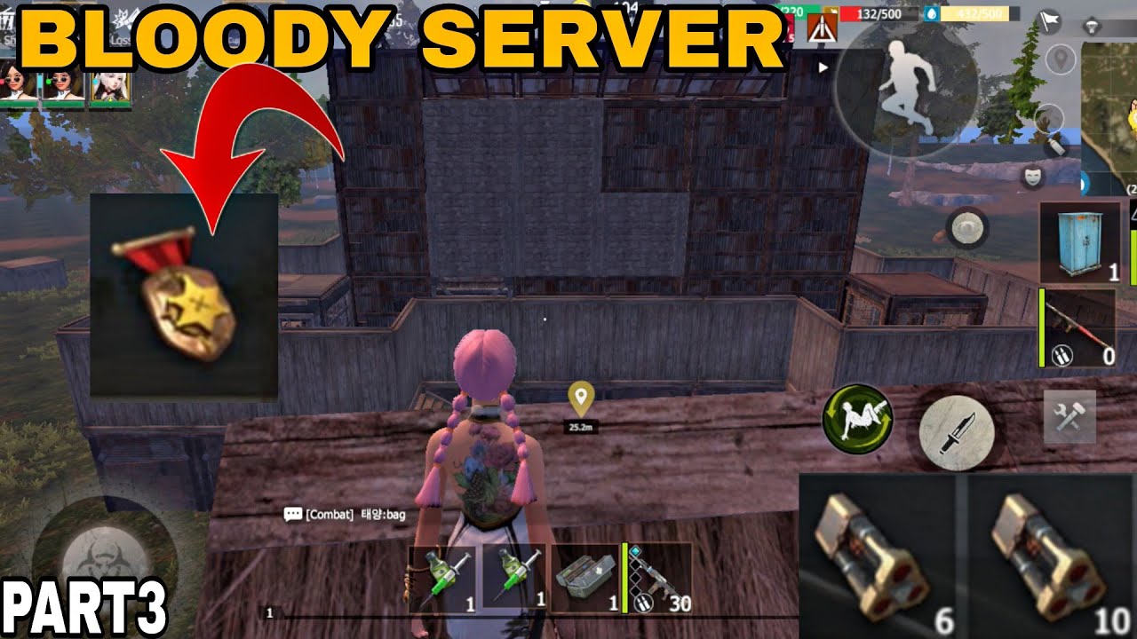 JUMP BLOODY SERVER PART3 Last island of survival lite 