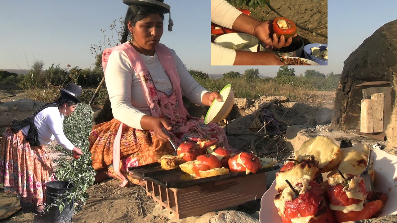 ROCOTO RELLENO EN HORNO CASERO - COCINA CON MAMILA