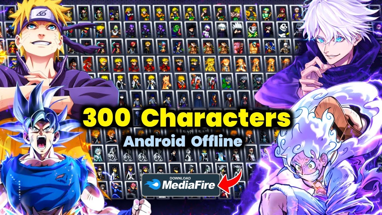 Anime Crossover TEAM V2.8 MUGEN Android OFFLINE 🔥 Более 300 персонажей | Новое издание BvN 2026 года