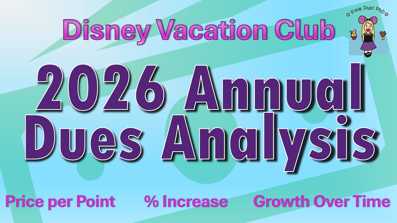 Ежегодные членские взносы в Disney Vacation Club за 2026 год | Анализ: цены, процентное увеличени...
