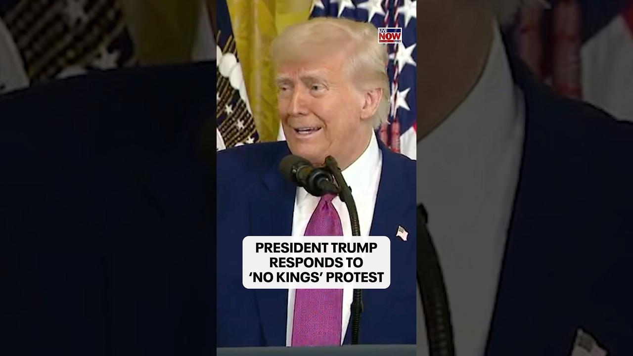 President Trump responds to planned 'No Kings' protests: &ldquo;I don't feel like a king&rdquo;