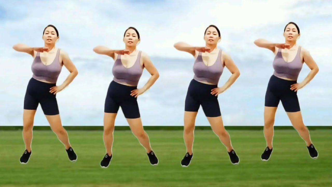 Simple exercise daily at home, Reduce fat, slim waist, lose weight/workout dance fit
