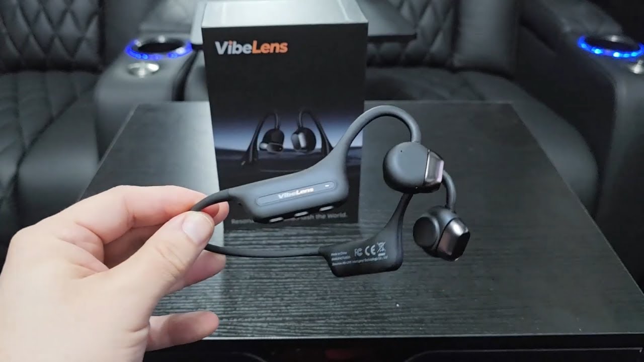 World’s 1st Bone Conduction Headphones with Camera! VibeLens Sport Earphones MusicCam Review