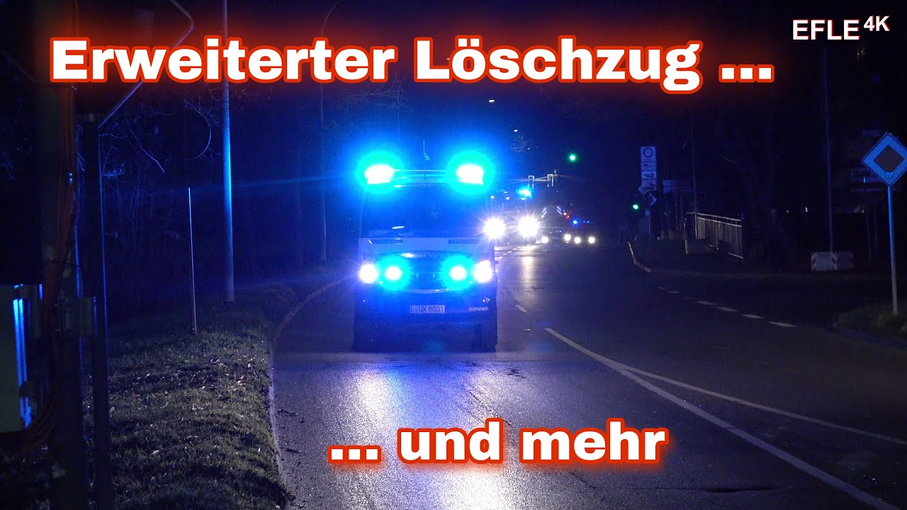 Einsatzfahrten zu gemeldeten Wohnungsbrand in Markkleeberg
