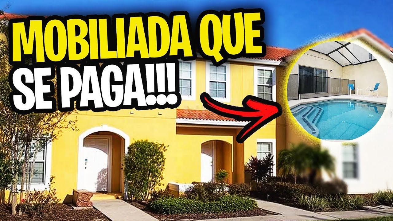 CASA TODA MOBILIADA COM PISCINA E BARATA 😱 GANHE DINHEIRO COM ESTA CASA