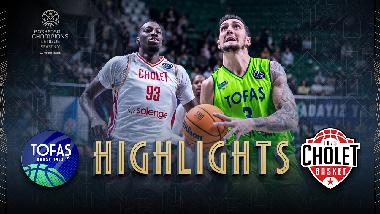 Tofas Bursa v Cholet Basket | Play-Ins Highlights | #BasketballCL 2025-26