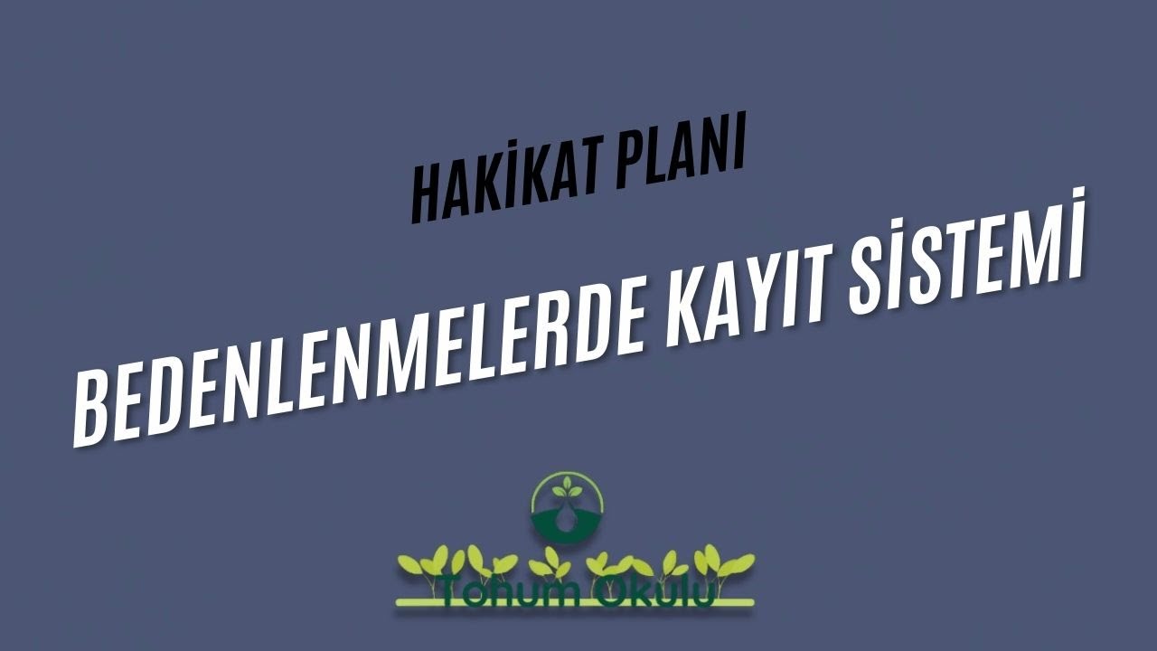 CY 029 | Bedenlenmelerde Kayıt Sistemi