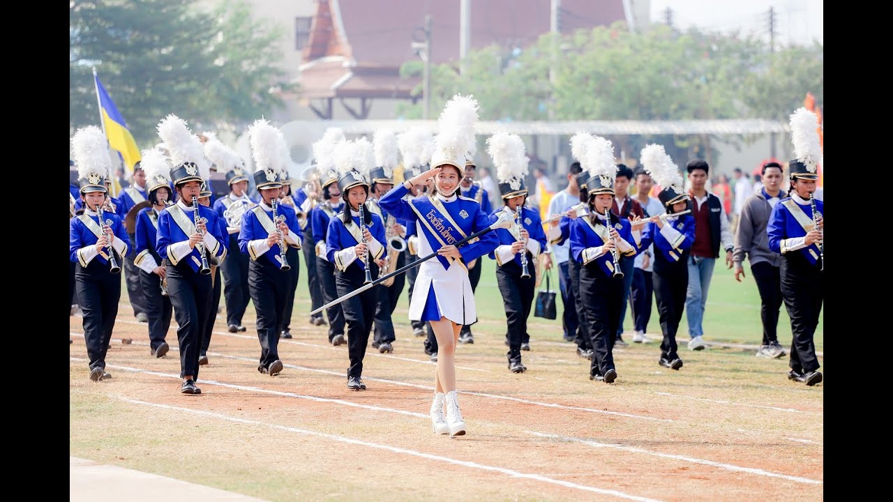 กีฬาสีโพธาวัฒนาเสนี 2562 พาเหรดนักกีฬาออกจากสนาม