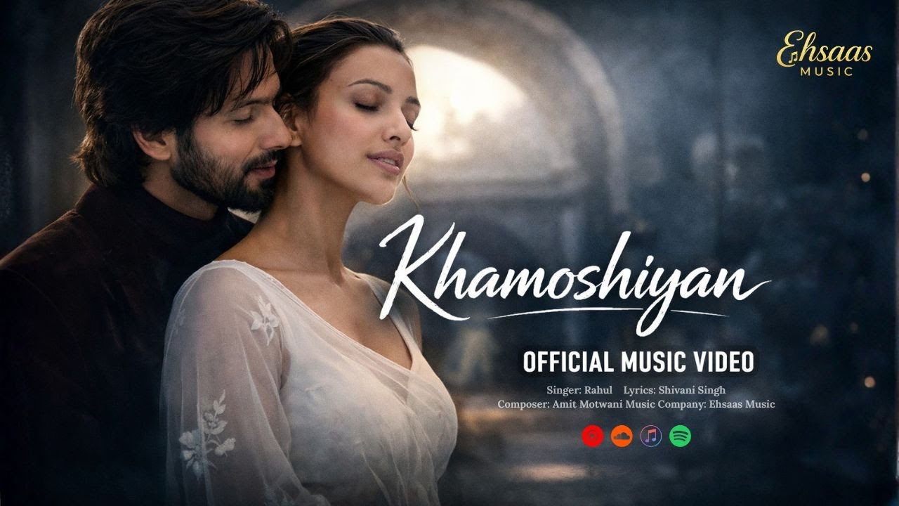 Khamoshiya (Official Music Video) – Ehsaas Music | Latest Hindi Romantic Song 2026