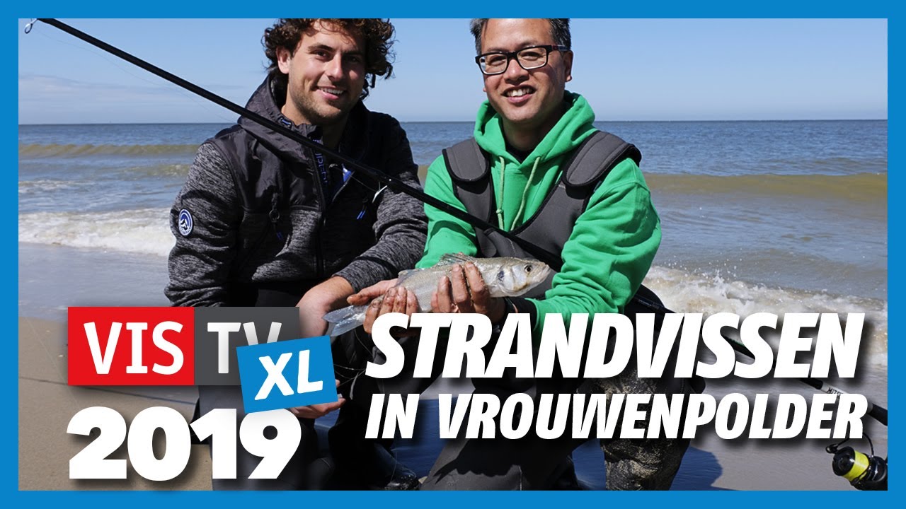 VIS TV XL 2019 Strandvissen in Vrouwenpolder met Thom Beentjes en Marco Oreel