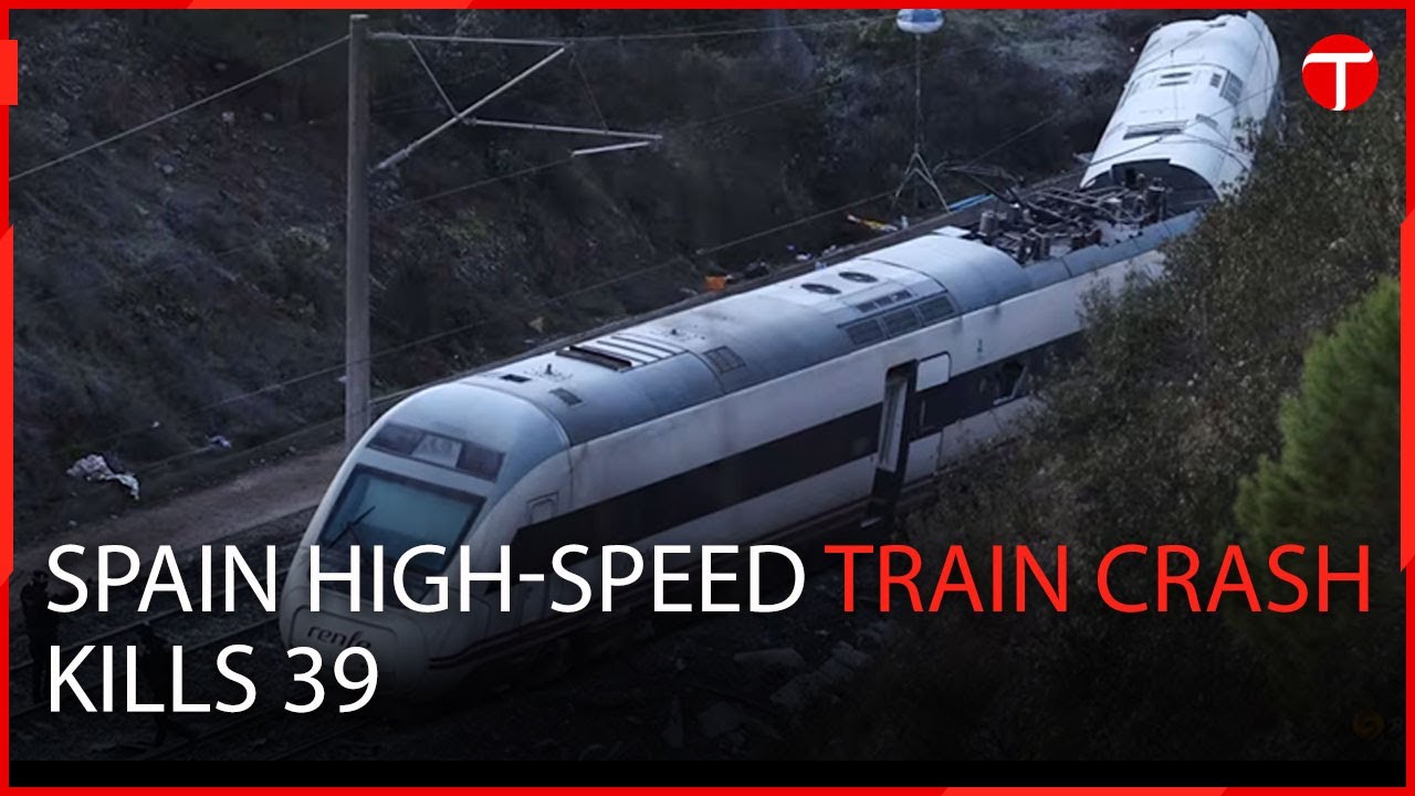 Death toll from high-speed train collision in Spain rises to 39,