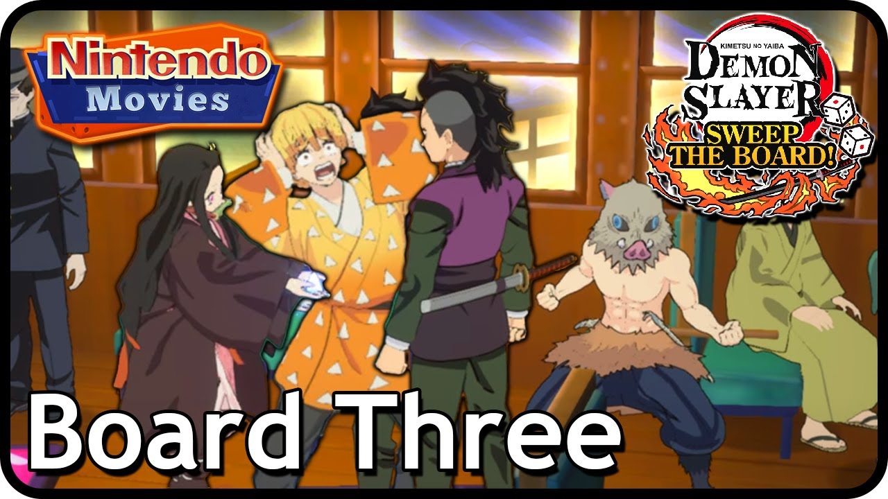 Demon Slayer: Sweep the Board! - Board Three (4 Players: Maurits, Rik, Myrte & Danique)