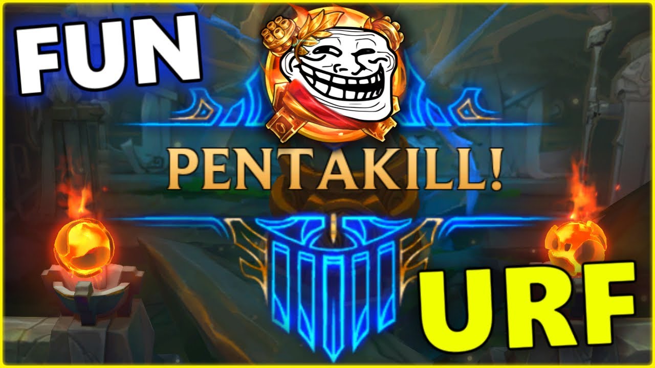 URF PENTAKILL LOL FUN Moments 2022 #44