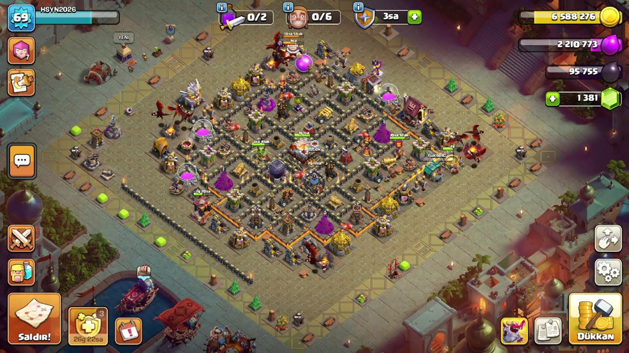 Clash Of Clans Yayındayız...