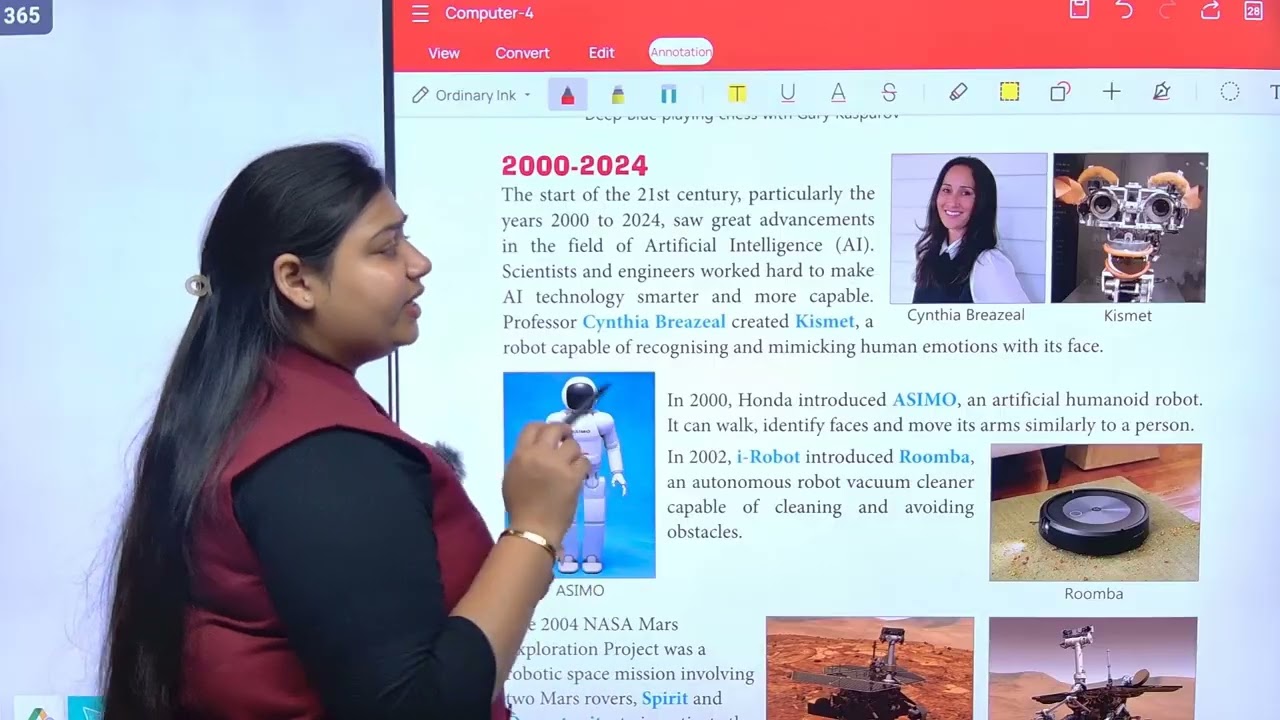 Computer | Class 4 | Evolution of Artificial Intelligence