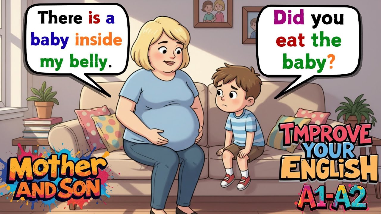 💬 Improve Your English: Real Mother and Son Conversations Daily 💡✨