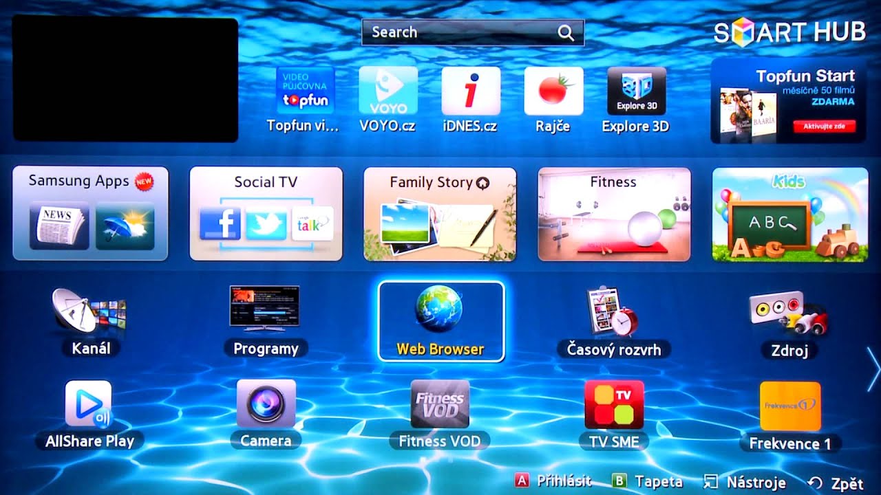 Samsung Smart TV - Videoprůvodce - Co je to SmartTV
