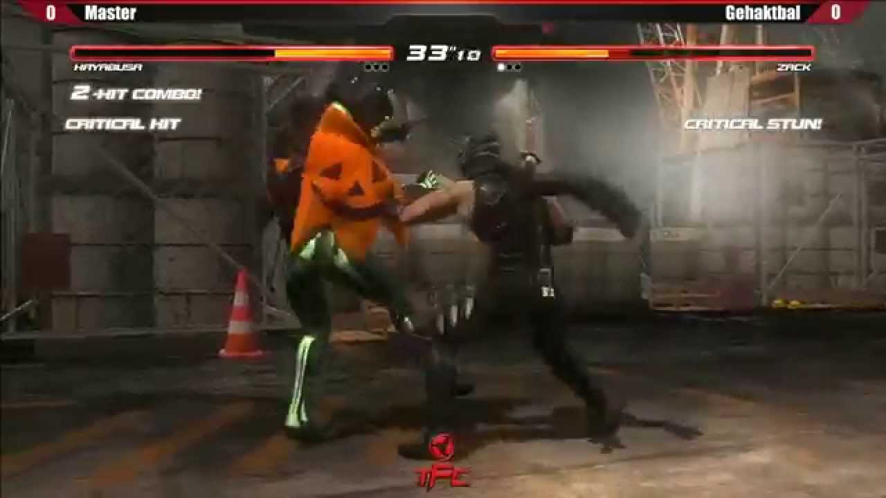 TFC2014 DOA5U Top 8 Master (Hayabusa) vs Gehaktbal (Zack)