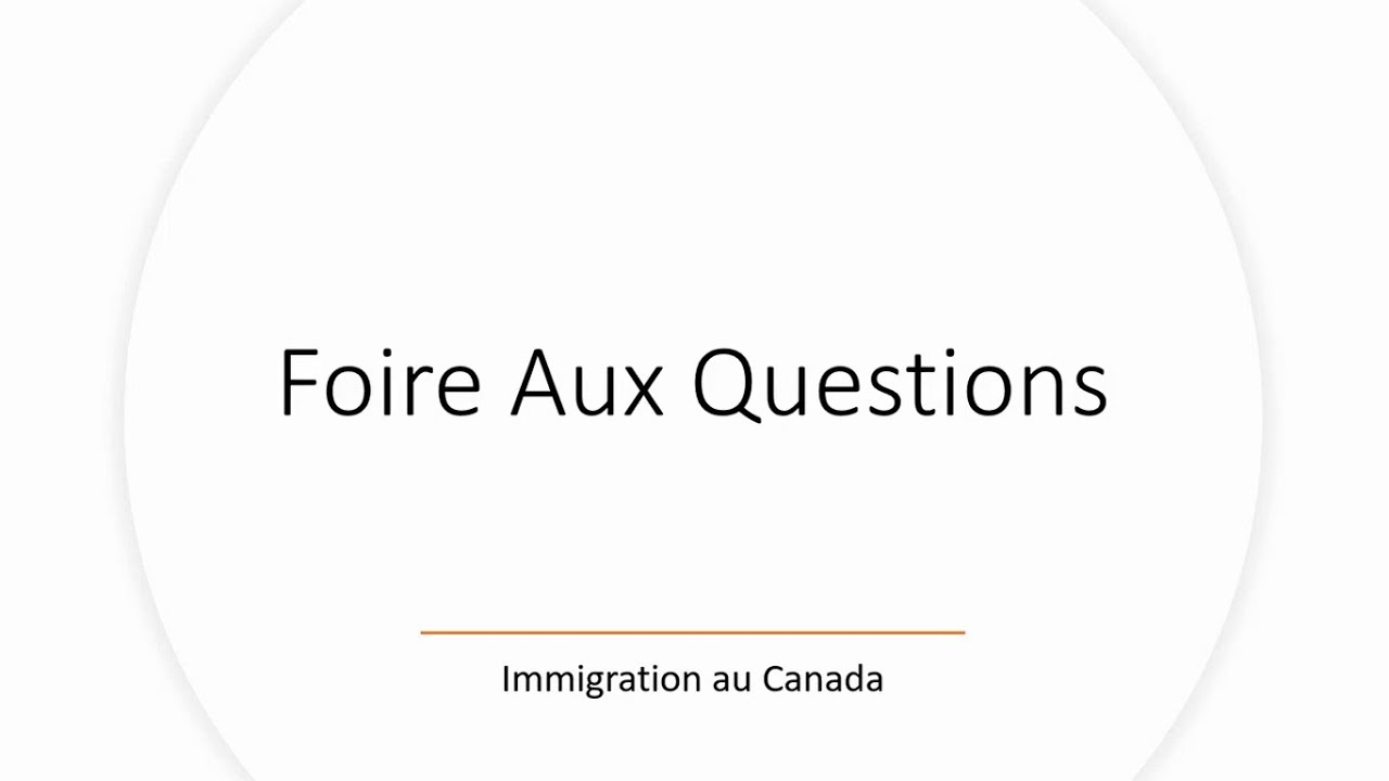 Étude au Canada: Foire aux questions