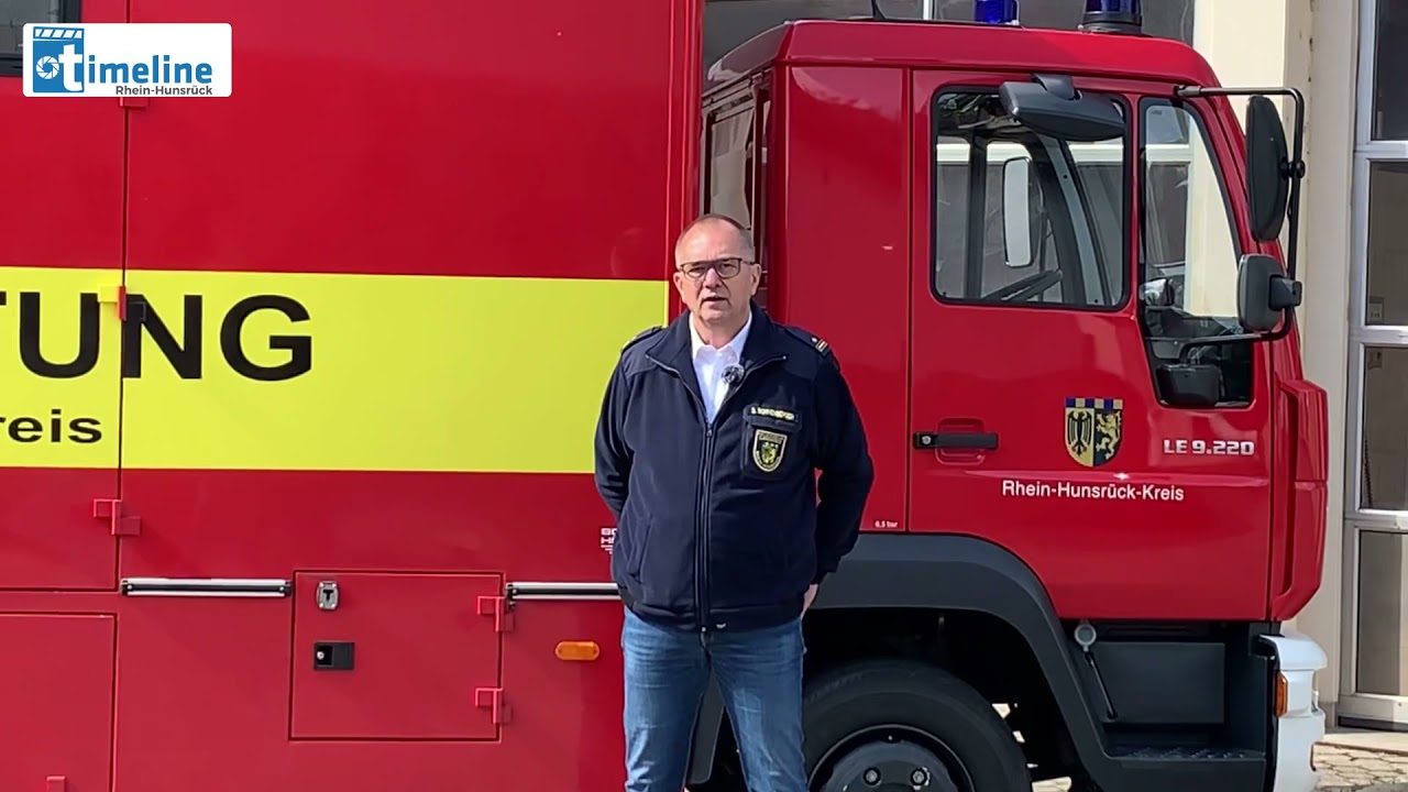 Herrn Stefan Bohnenberger, Brand- und Katastrophen Inspektor des Rhein-Hunsrück-Kreises