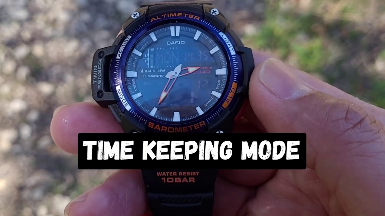 How To Calibrate the Temperature and Barometer Sensors of your Casio SGW450H