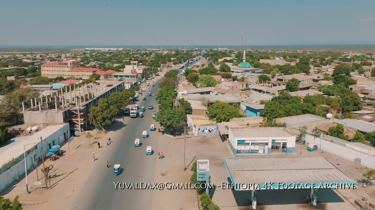 Awash City / Ethiopia Aerial