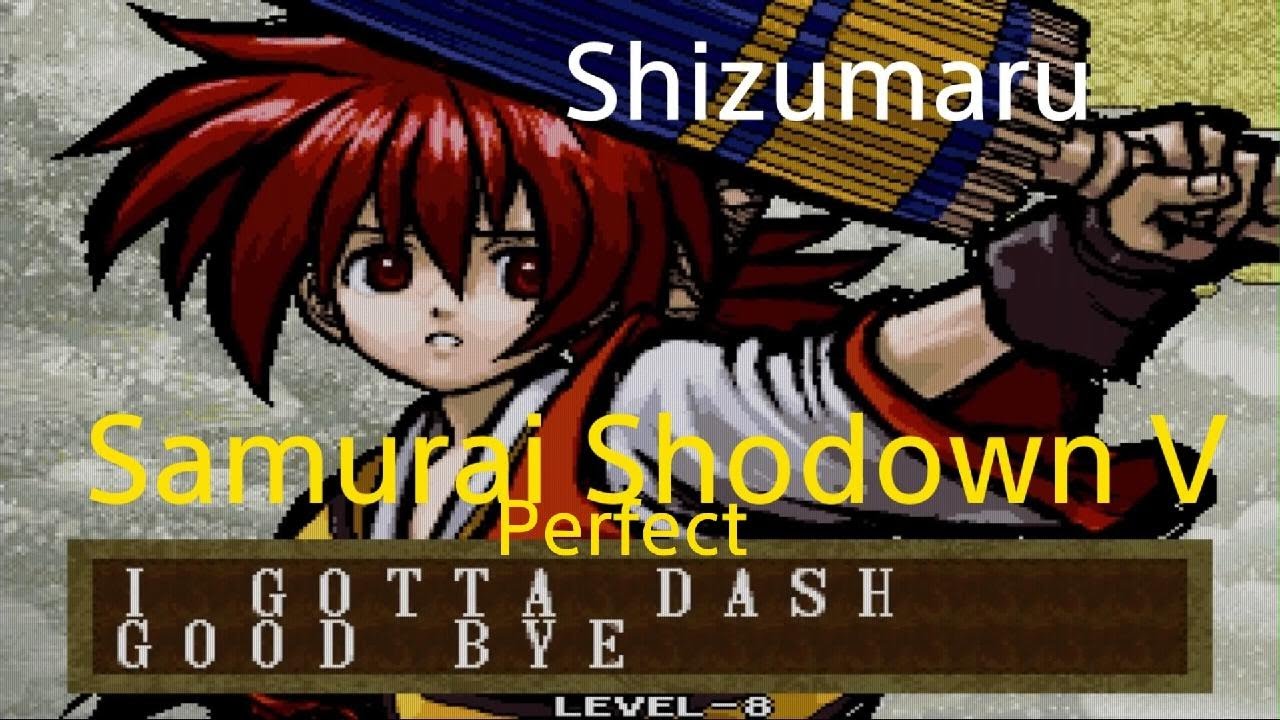 SAMURAI SHODOWN V perfect. Shizumaru.Level 08.