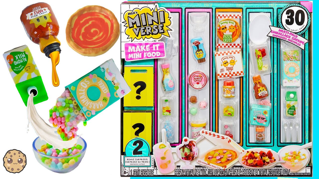 Making Mini Verse Foods with MiniVerse Food Maker Pack