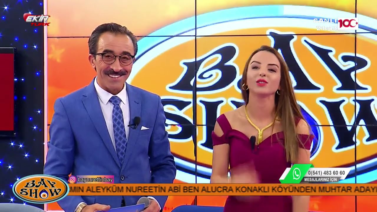 NURETTİN BAY'IN HAZIRLAYIP SUNDUĞU '' BAY SHOW '' PROGRAMI EKİN TÜRK TV'DE SİZLERLE...