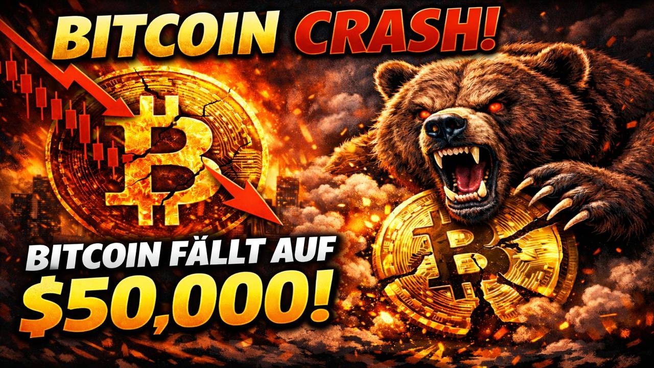 BITCOIN CRASH! 💥 Fällt BTC jetzt auf 50.000$?