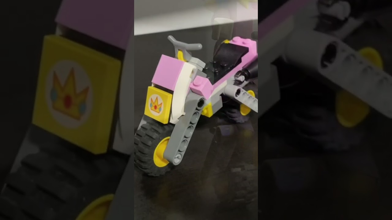 LEGO Mario Kart Peach Standard bike Moc! Full vid on my channel